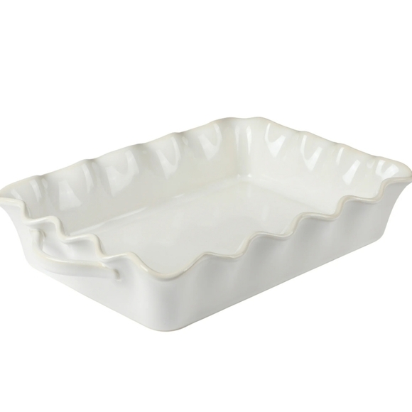 💜 2025 The Pioneer Woman Colette Linen Ruffled Edge Ceramic 9x13  Baking Dish - Picture 3 of 4